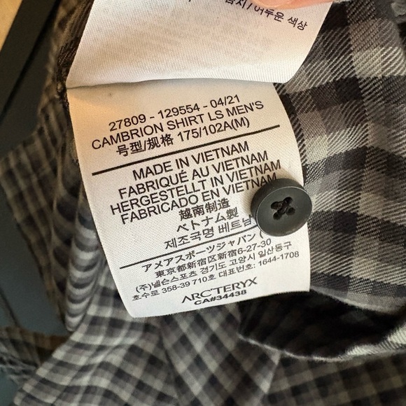 Arc’teryx Long Sleeve Button Down Shirt - Picture 8 of 9